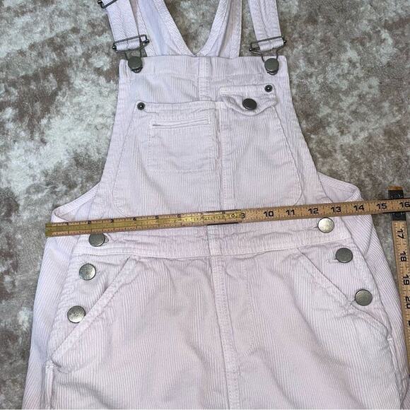 Asos//denim Curduroy pale purple overall dress romper multiple pockets SZ UK 4 - Picture 10 of 11